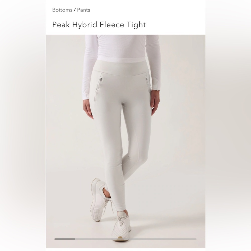 Athleta Silver Track Pants Sleek Hybrid Joggers